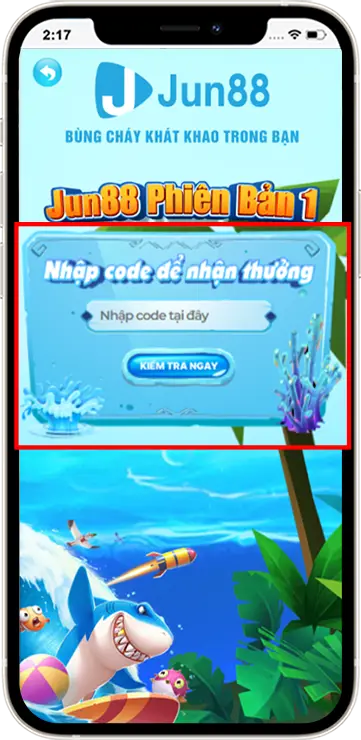 Bước 4: Nhập CODE và thông tin sau đó xác nhận